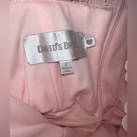 David’s Bridal Dress size 2 light pink - Picture 4 of 4